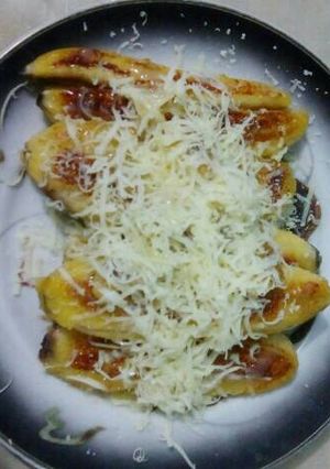 Foto resep Pisang bakar susu keju