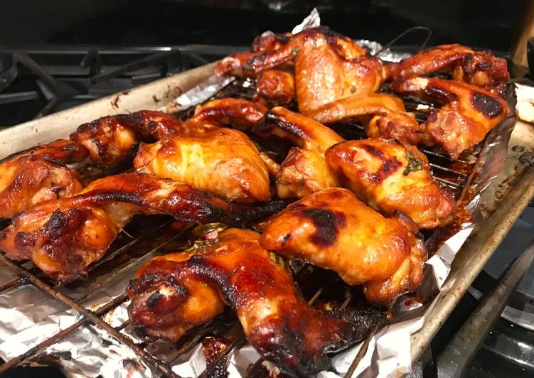 Recipe of Speedy Hot &amp; Sticky Hoisin Sriracha Lime Chicken Wings