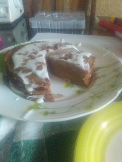 Una foto de Pastel de panqueques