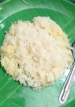 A picture of Plain rice.