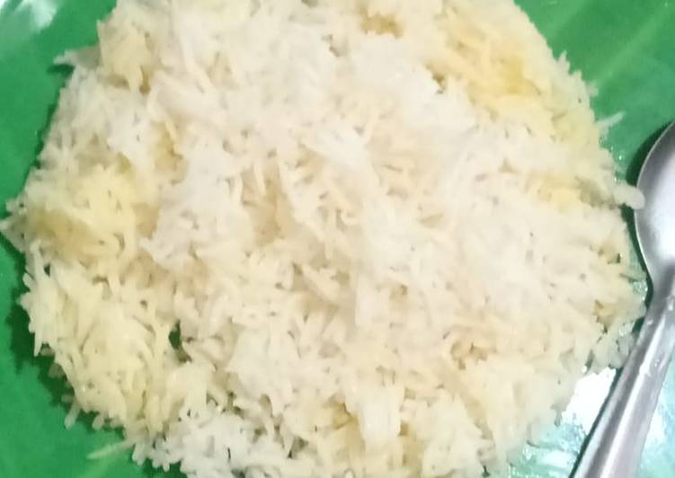 Steps to Prepare Speedy Plain rice
