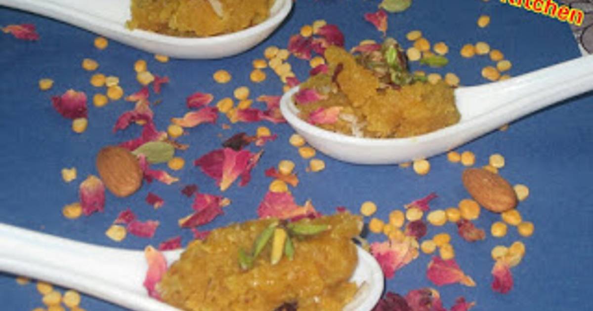 Chana Dal Halwa Recipe Recipe By Ritu Duggal Cookpad