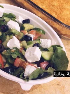 صورة لوصفة سلطة يونانية