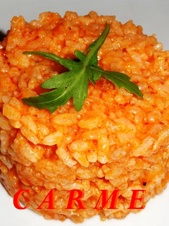 Una foto de Timbal de arroz con sobrasada
