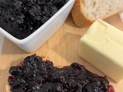 A picture of blueberry jam