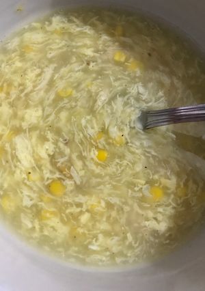 Foto resep Sup jagung manis simple