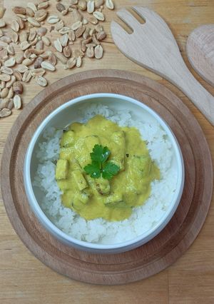 Une photo de 🥥Tofu Fumé Sauce Satay