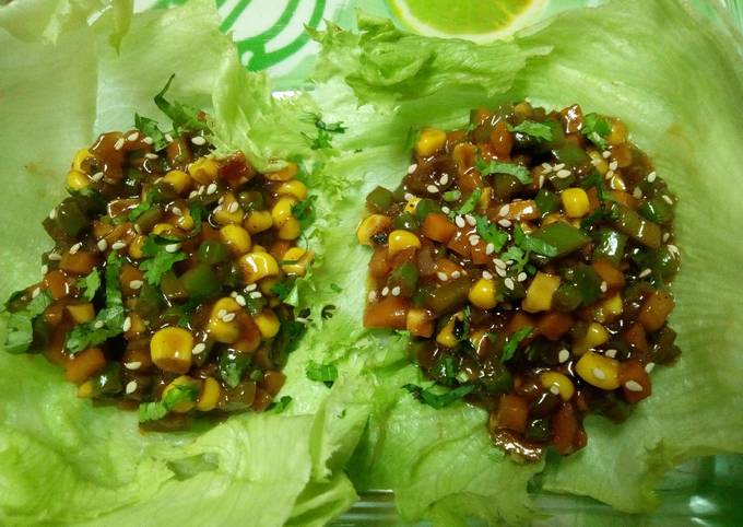 Mix Vegetable Lettuce Wrap#themechallenge