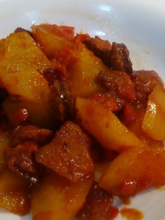 Una foto de Patatas a la riojana