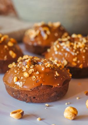 Una foto de Donuts de "nutella" saludables (sin gluten)