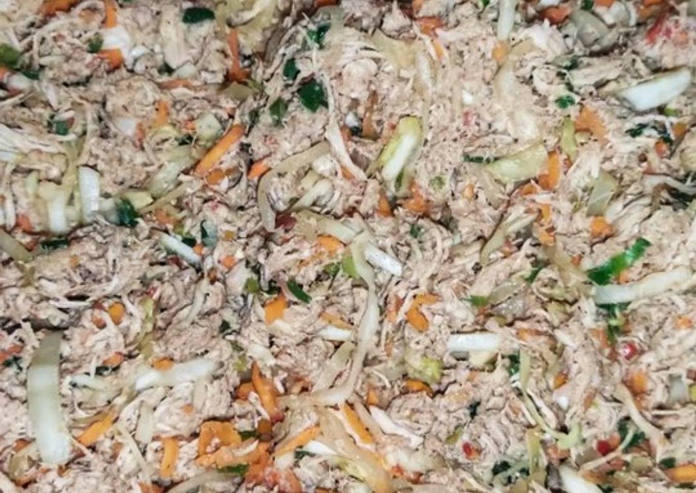 Spring Roll Filling or Box Patties filling