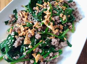 Foto resep Horenso tumis daging