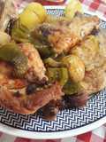Frango assado no forno