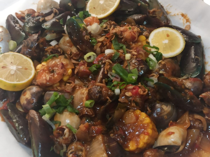 Resep Kerang kiloan saus padang(tanpa gula,msg,saus botolan) Anti Gagal