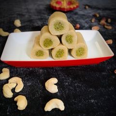A picture of Kaju Pista Roll.