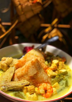 Foto resep 21. Sayur lodeh ketupat