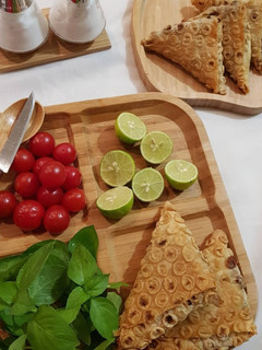 عکسی از دستور سمبوسه سیب زمینی
