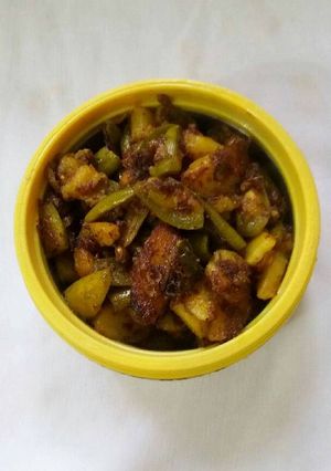 A picture of Parwal aloo.
