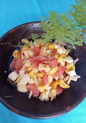 Foto resep Rujak Bengkoang, Nanas,Jeruk Bali