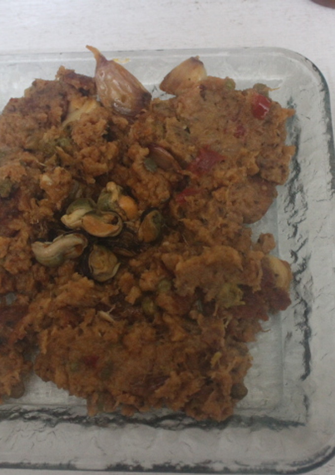 Una foto de Migas con atún y mejillones
