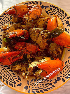 A picture of Pepper Crab Stir Fry.