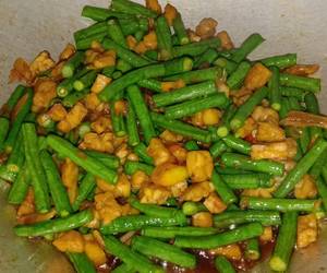 Masakan Populer Tumis tempe kacang panjang Praktis Enak