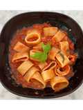 Paccheri con sugo di pomodoro e tonno 🍝🍅🌱