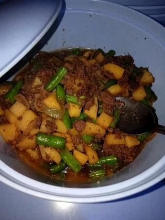 Langkah Gampang Membuat Resep (Daging sapi giling) tumis saus teriyaki yang Menggugah Selera