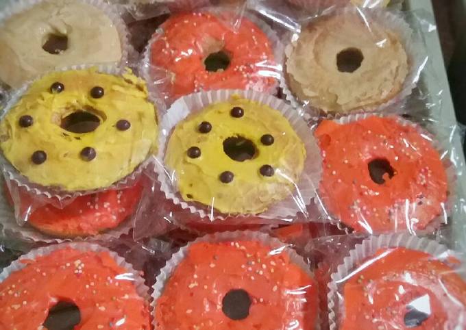 Resep buat Bolnat (bolu donat)  nikmat