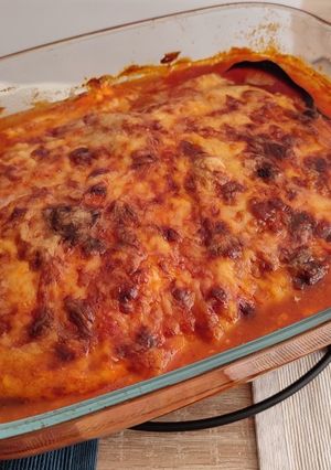 Foto principal de 💜 Pastel de calabacín (falsa lasaña) s/ lactosa