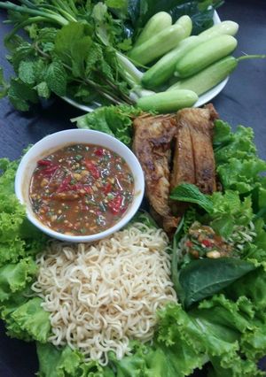 รูปของ เมี่ยงปลาทับทิม สูตรบ้านๆ