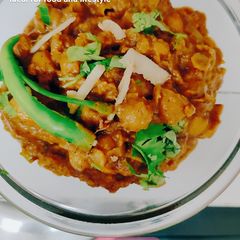 A picture of Amritsari chole.