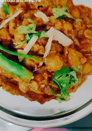 A picture of Amritsari chole.