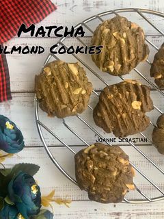 Foto resep Matcha Almond Cookies -Keto