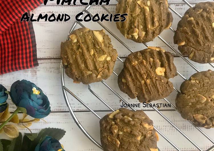 Matcha Almond Cookies -Keto