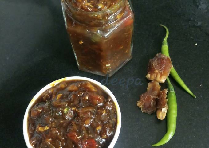 Dates pickle kerala style