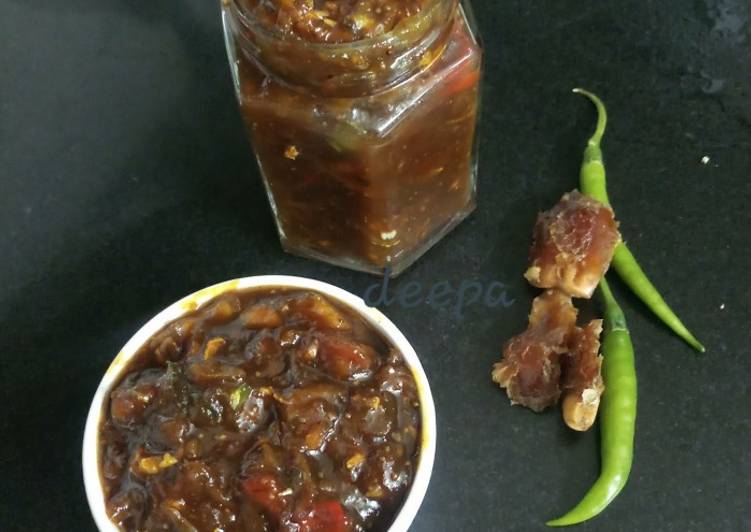 Simple Way to Make Ultimate Dates pickle kerala style