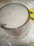 Banana Smoothie (pisang energen cokelat susu)