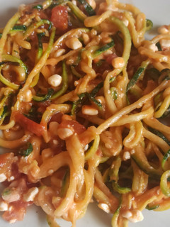 Una foto de Spaghetti de calabacín para perdida de peso