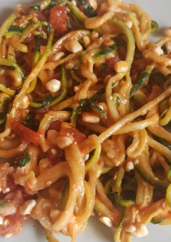 Una foto de Spaghetti de calabacín para perdida de peso