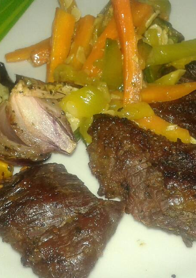 Una foto de Carne al horno Especial :3