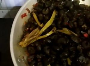 Foto resep Tutut pedas kuah segar / kraca pedas / keong sawah lezat