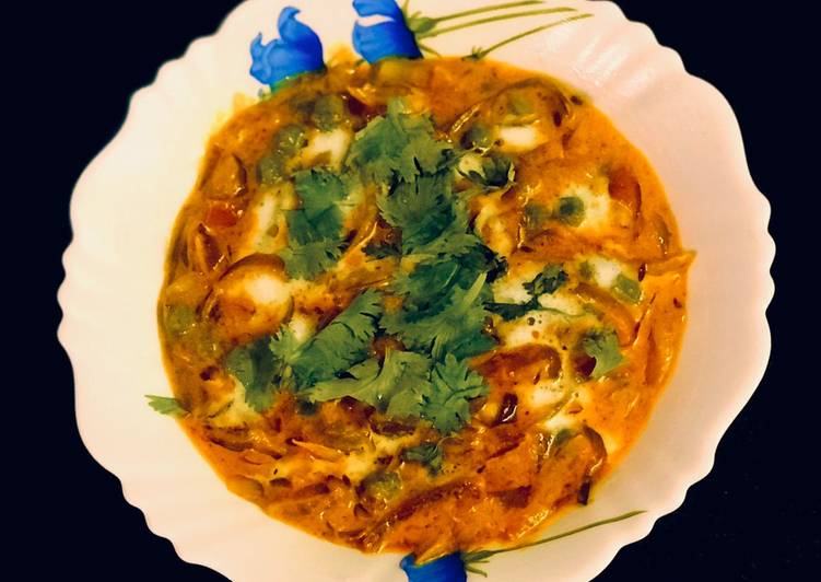 Recipe of Quick Matar Malai Pyaj Curry