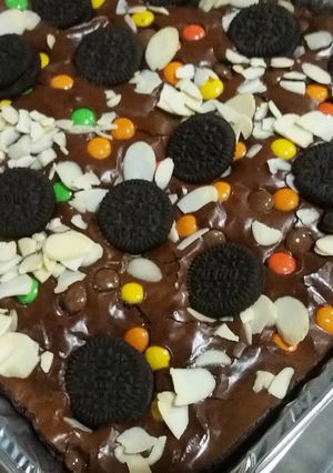 Foto resep Brownies Panggang Fudge Chewy