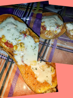 Una foto de Zapallo relleno al horno