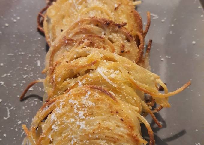 Tourbillon de Spaghetti à l'ail et parmesan