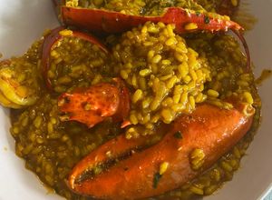 Una foto de Arroz caldoso con bogavante
