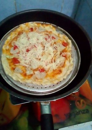 Foto resep Pizza baso no oven no mixer