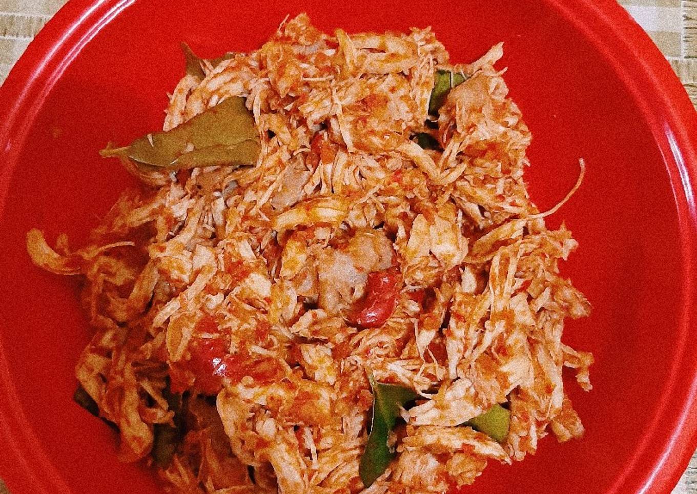Ayam suwir balado