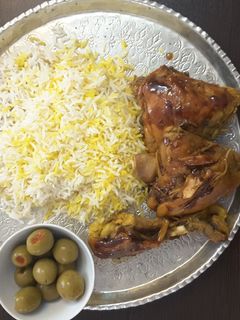 عکسی از دستور مرغ رب اناری